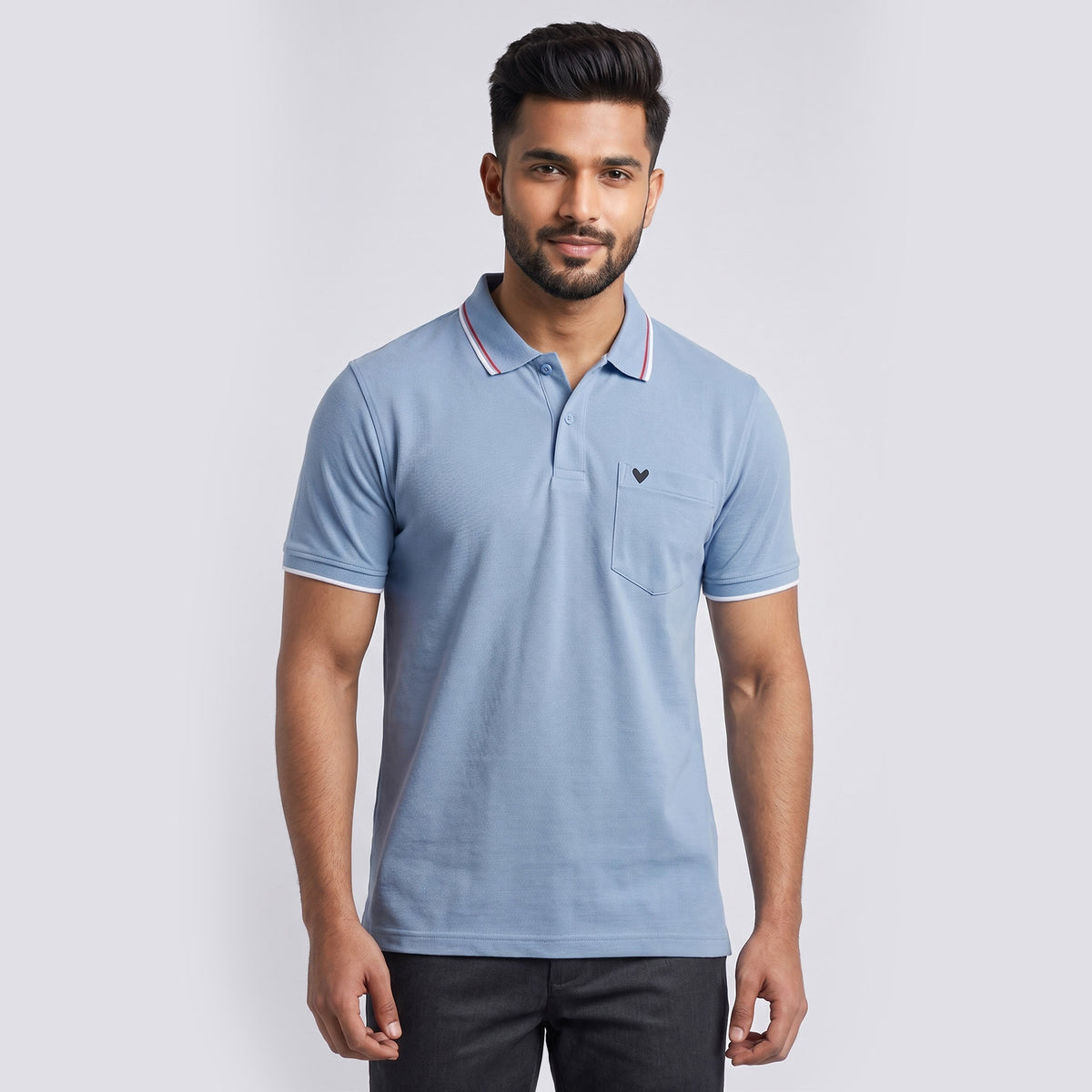 Men's  Solid Color Polo T-Shirt
